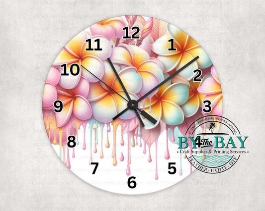 Frangipani Clock