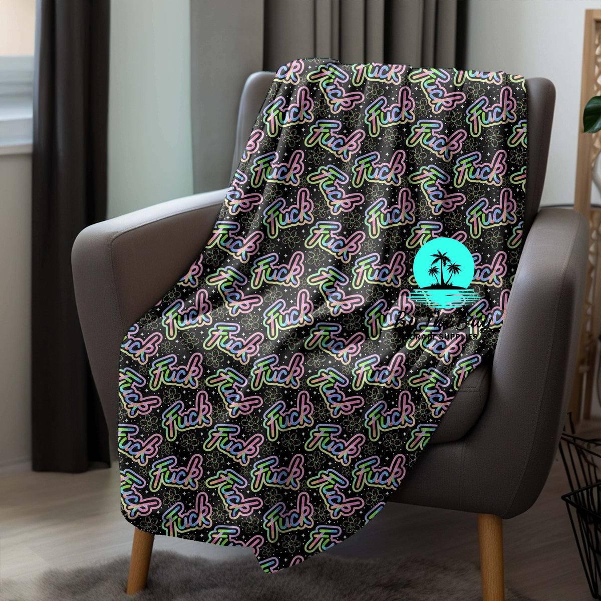 Floral Fuck Blanket