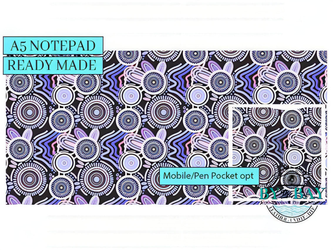 HDs Gathering Black- Ready made notepad Cover (Notepad & pocket options available)