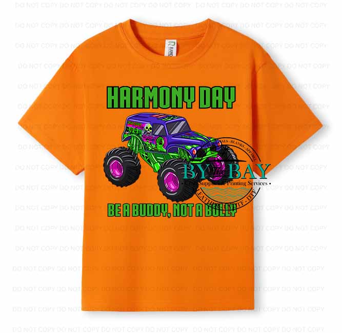 GDigger Truck Harmony Day Kids Tees