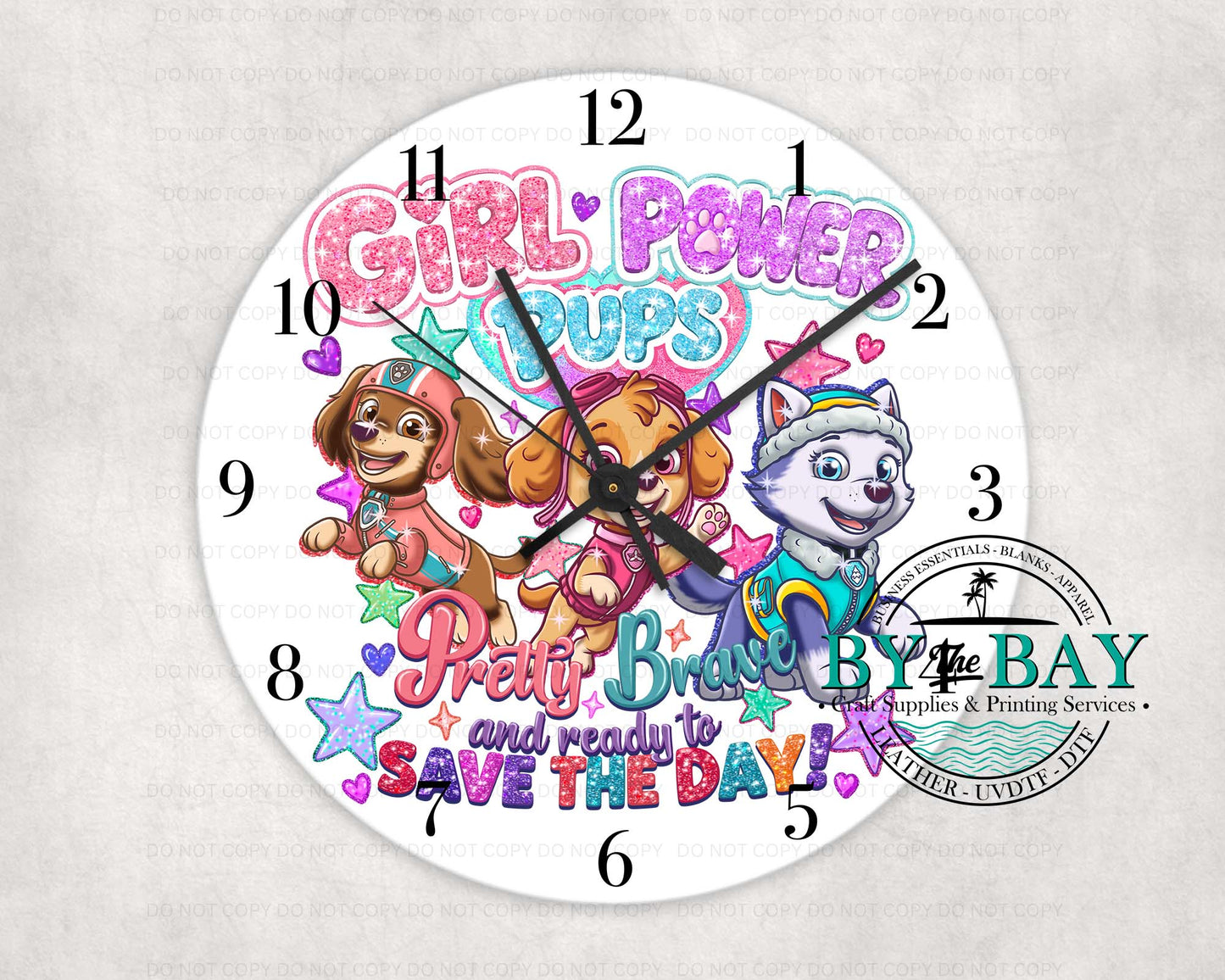 Girl Power Clock