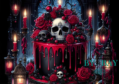 Gothic Cake Bag Panel