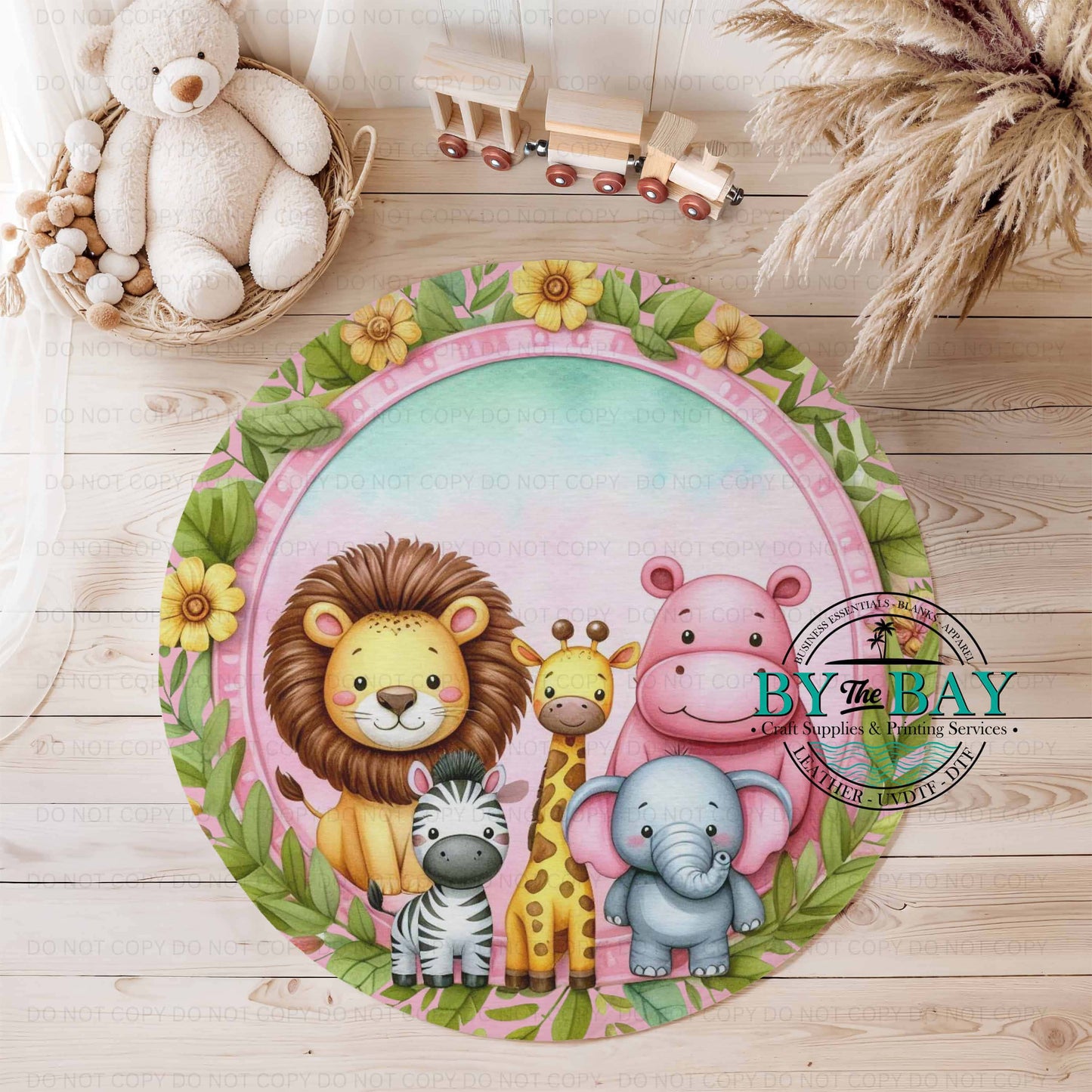 Pink Safari Playmat (Various Sizes)