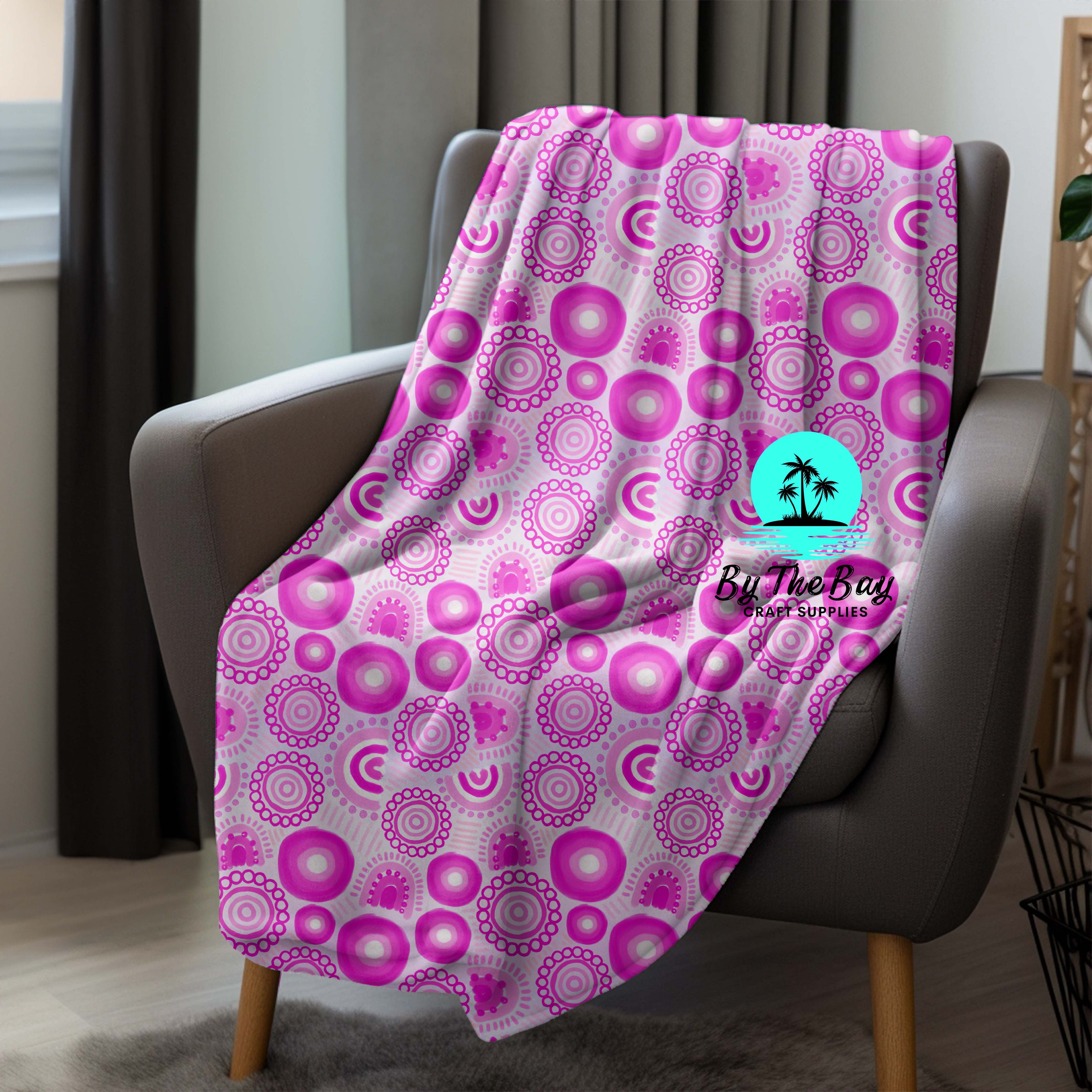 Bright pink blanket best sale