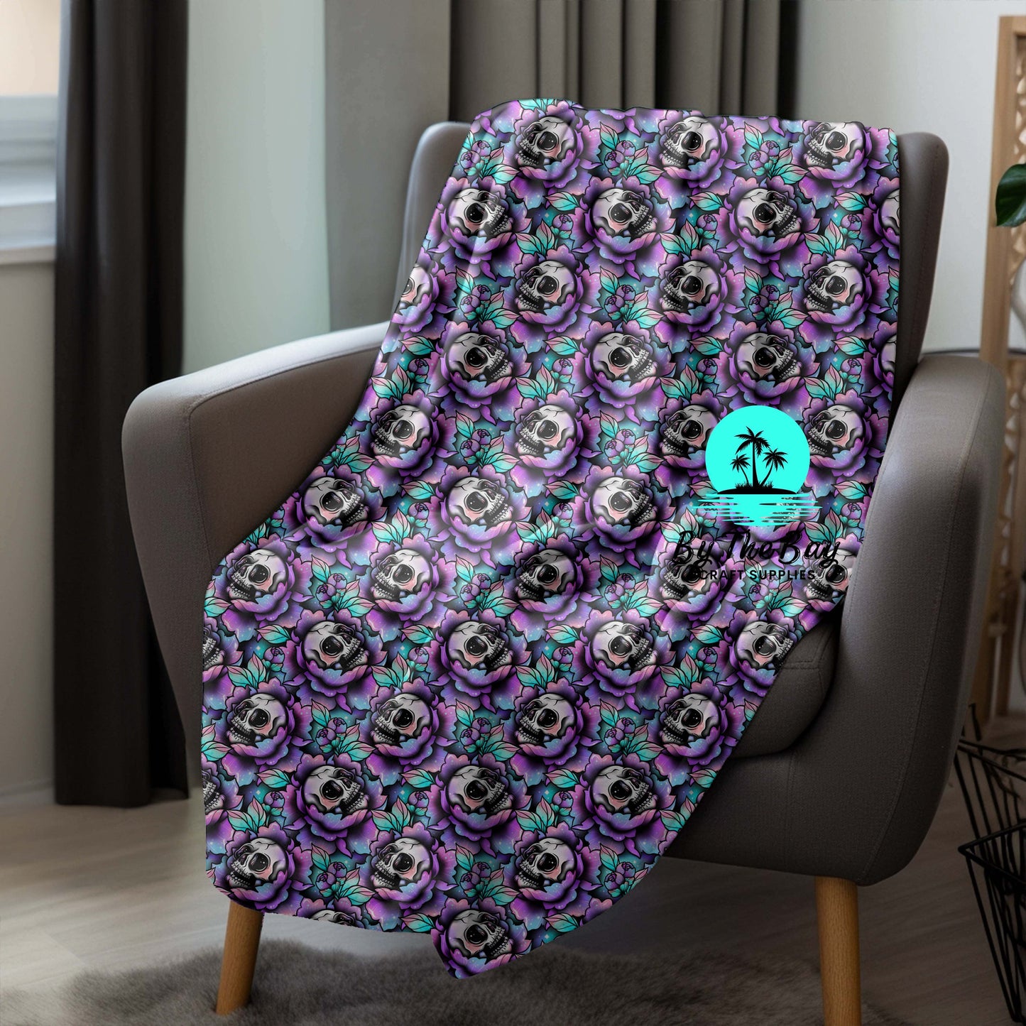 Goth Skulls Blanket