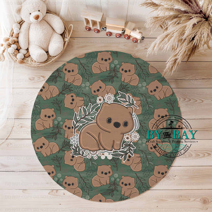Personalised HDs Dhukandirra (Wombat Playmats) Various Colours/sizes
