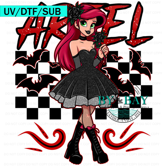 Halloween Mermaid UV/DTF/SUB Print