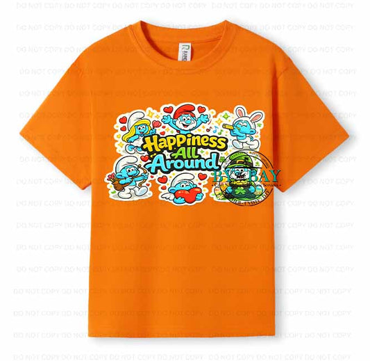 Happiness All Around Harmony Day Kids Tee