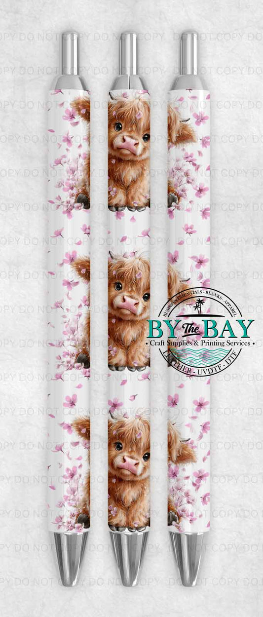 Pink Highland 001 Pen Wrap
