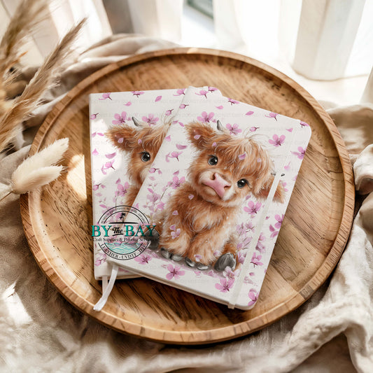 Highland Cow 003 A6 (Ready made & DIY Notepad options available)