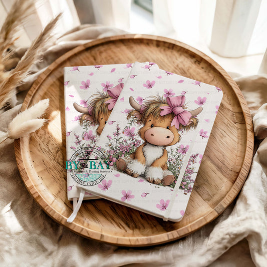 Pink Highland 002 A6 (Ready made & DIY Notepad options available)
