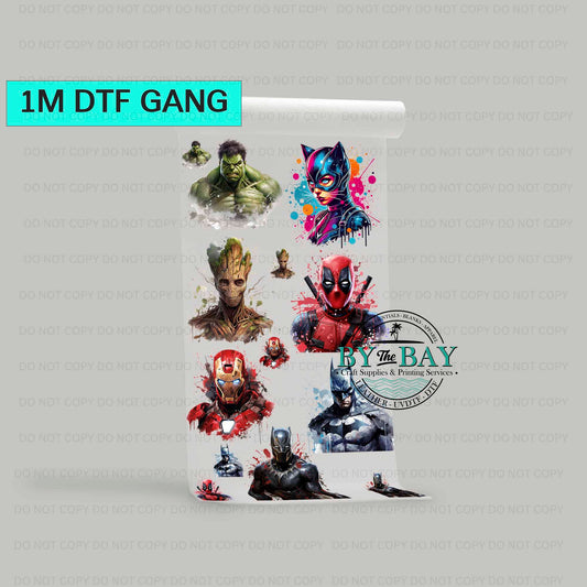 Heroes 3 Pre-designed 1m DTF Gang Sheet