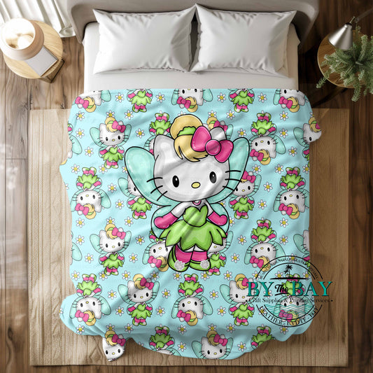 HK Fairy Blue Squish Minky Blankets (Various Sizes)