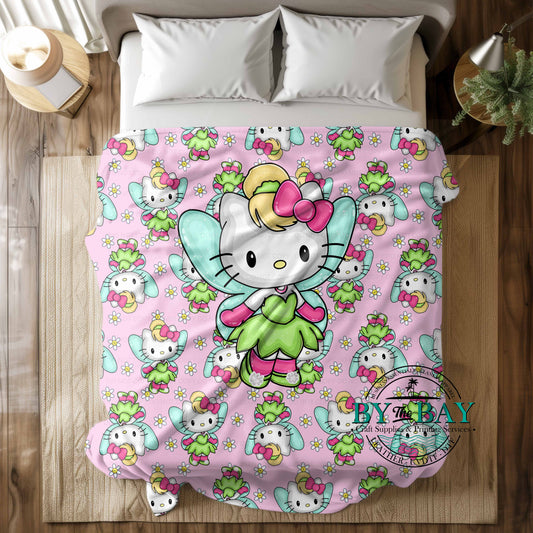 HK Fairy Pink Squish Minky Blankets (Various Sizes)