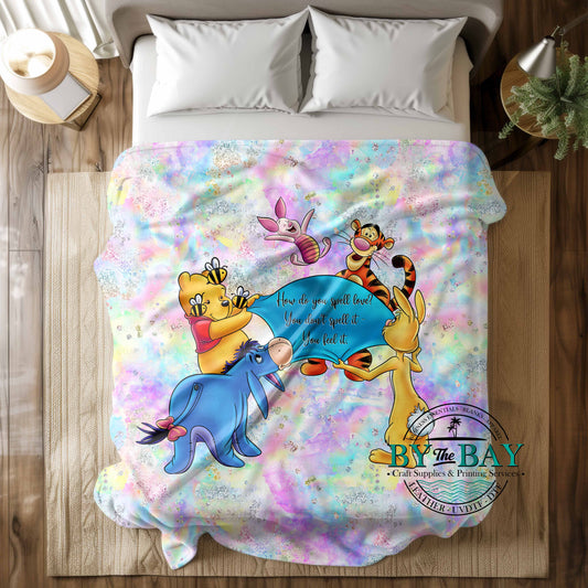 How do you spell love? Squish Blanket