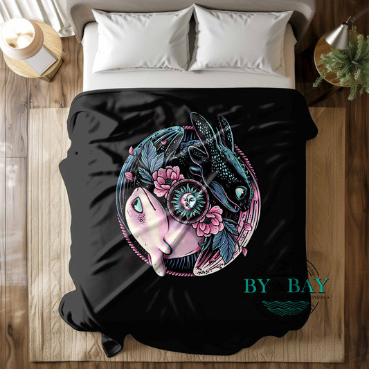 HTTYD Black Squish Blankets