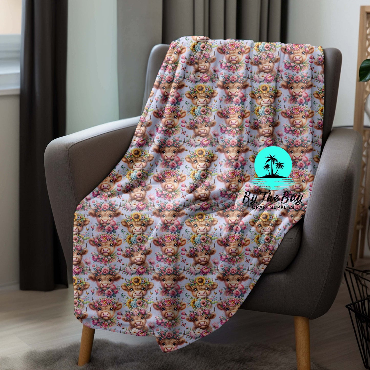Highland cow lavender Blanket