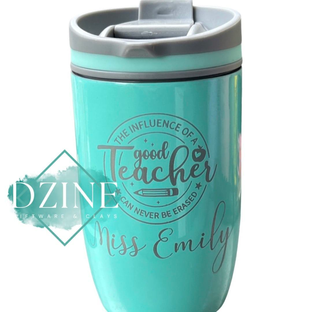 Engraved Personalised Teacher Travel Mugs
