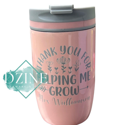 Engraved Personalised Teacher Travel Mugs