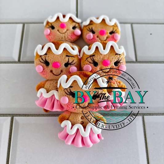 Pink dress gingerbread
