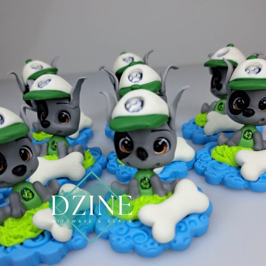 Green & white hat patrol (5-6cm)
