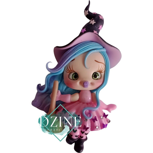Cute pastel witch