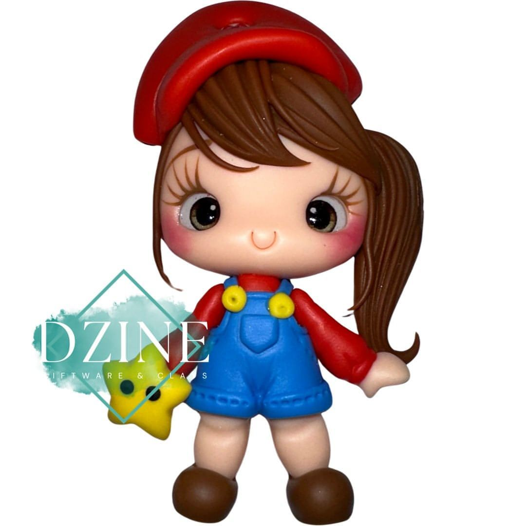Cute gamer girl red