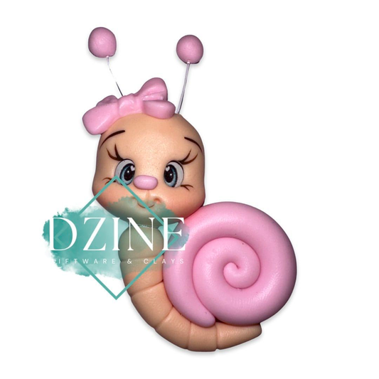 Cute Pink snail