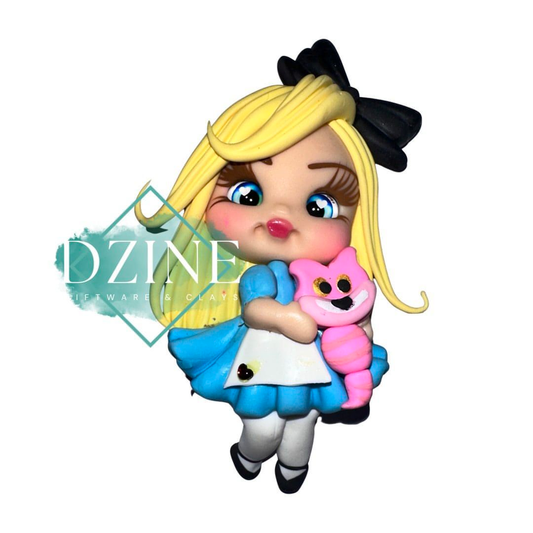Alice with cat