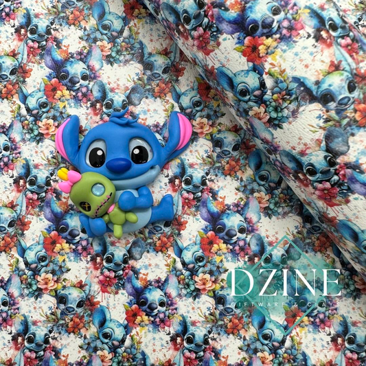 Floral Blue Alien