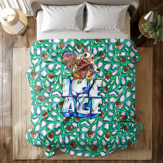 ICE #2   Squish Minky Blankets (Various Sizes)