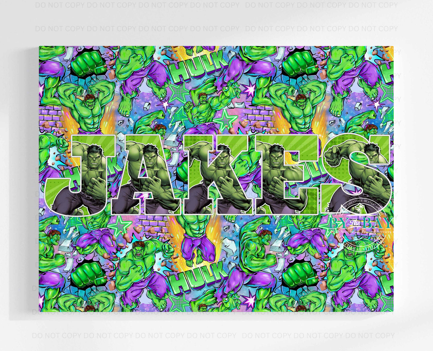 Green Smash Custom NAME photo prints (Various Sizes)