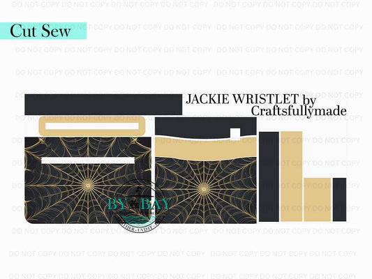 Cold Spiderwebs Jackie Wristlet (Cut Sew Panel)