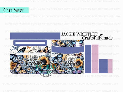 Just Breathe Jackie Wristlet (Cut Sew Panel)