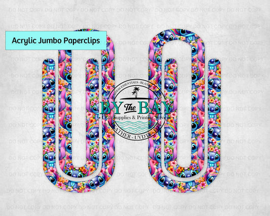 Jumbo Paper Clips 2mm thick (acrylic blanks)