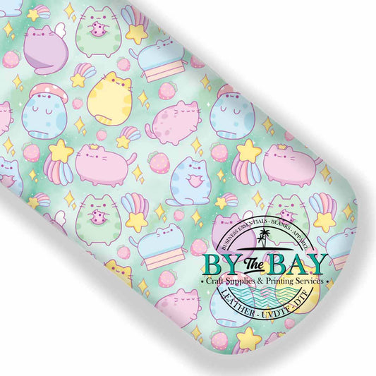 Kawaii Cats Green