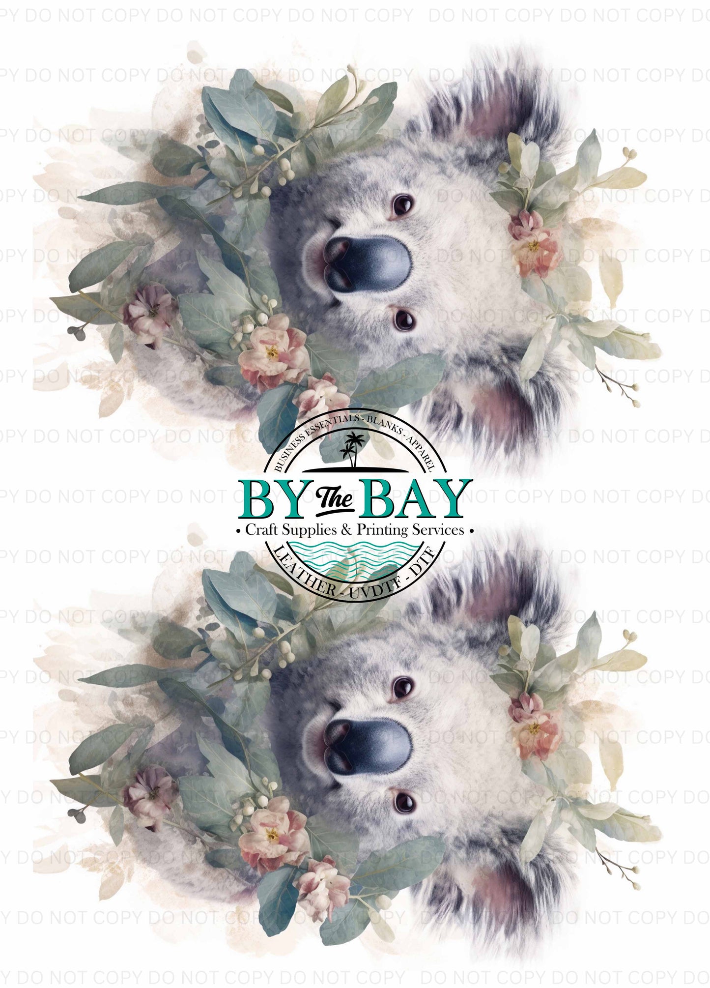 Koala Eucalyptus Headband Panel (Various Sizes)