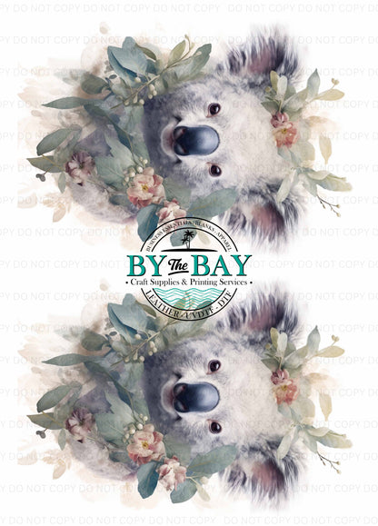 Koala Eucalyptus Headband Panel (Various Sizes)