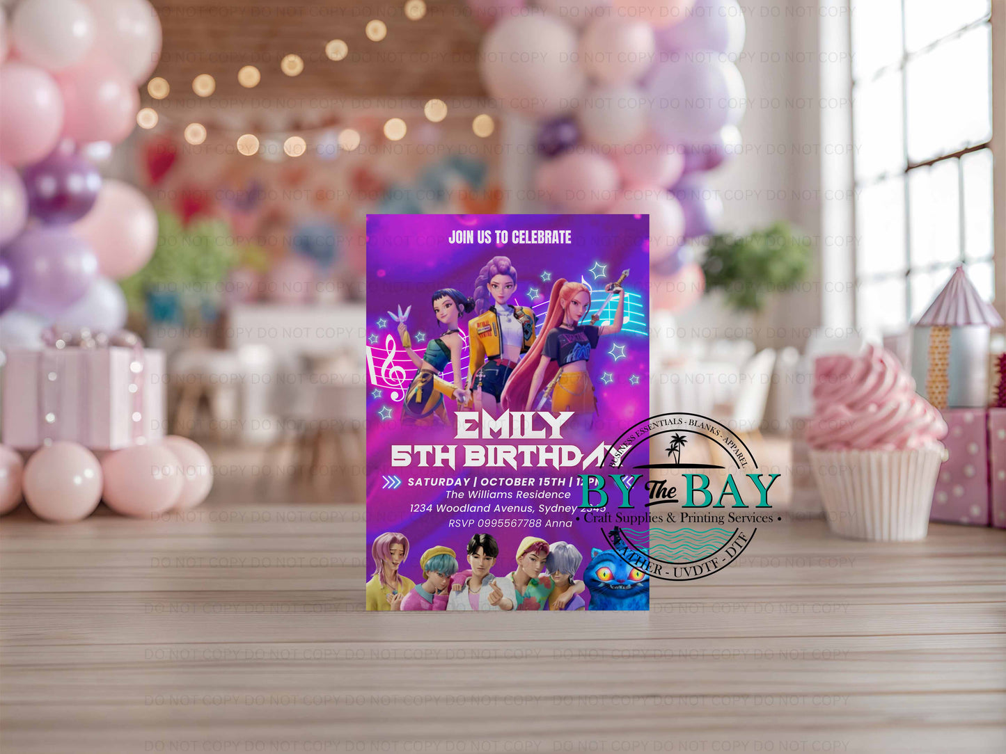 KP 1 Birthday Invite (Digital Download only)