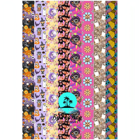Halloween New 3 Key Fob Sheet