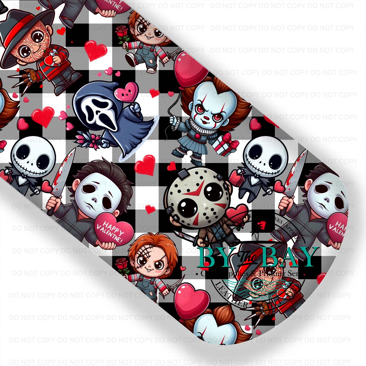 Killer Hearts Black Plaid