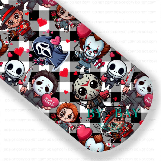 Killer Hearts Black Plaid