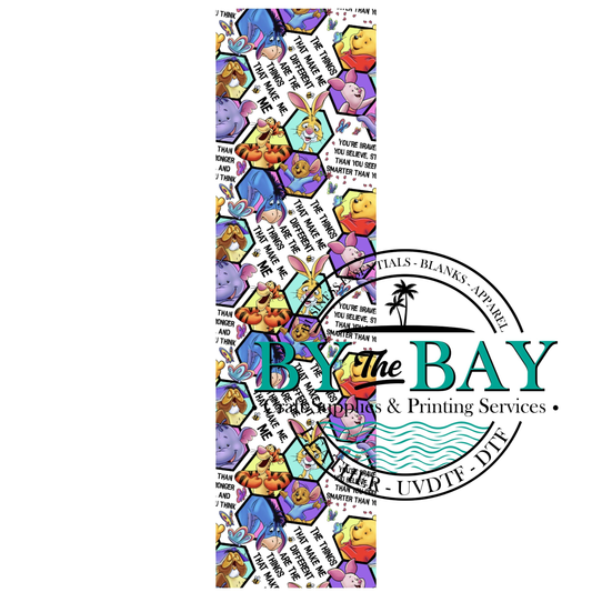 Honey Bear Text Bookmark Decal