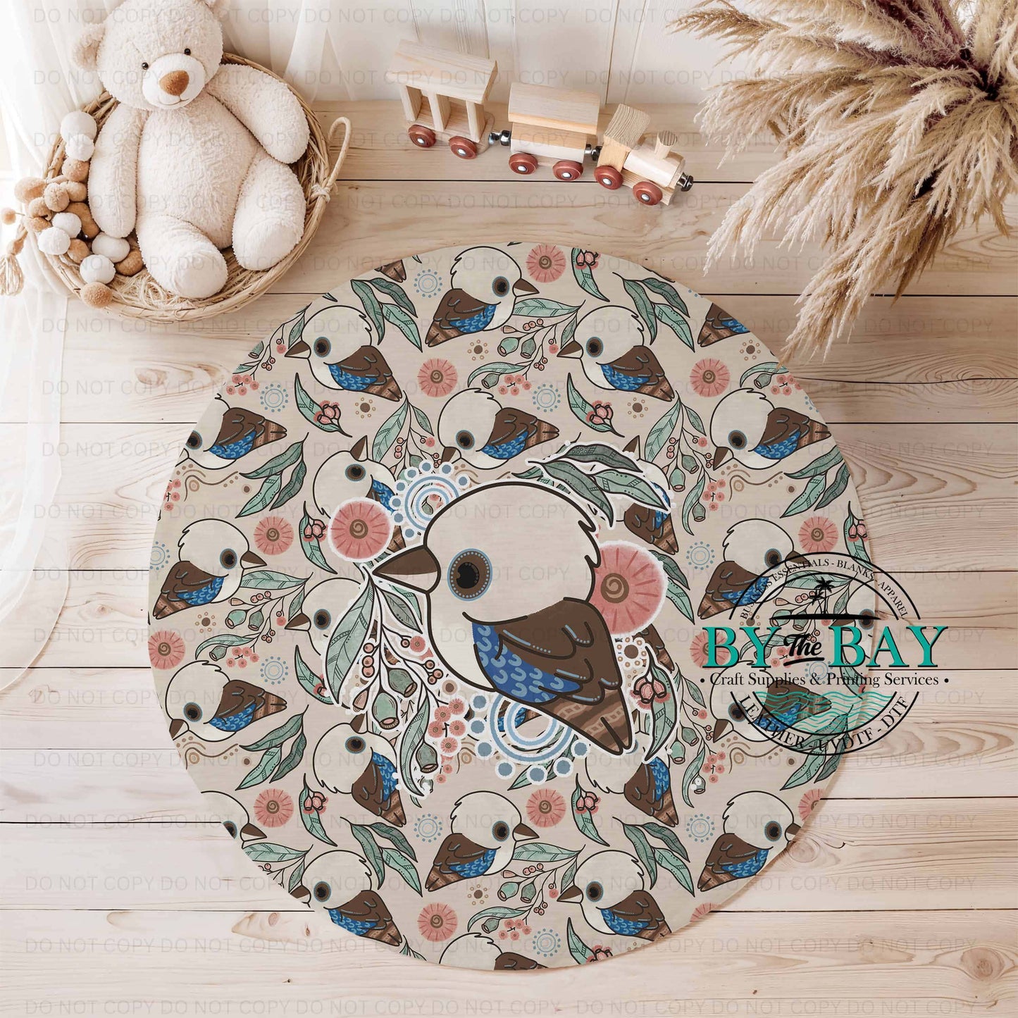 Personalised HDs Kookaburra Playmat (Various Sizes & Colours)