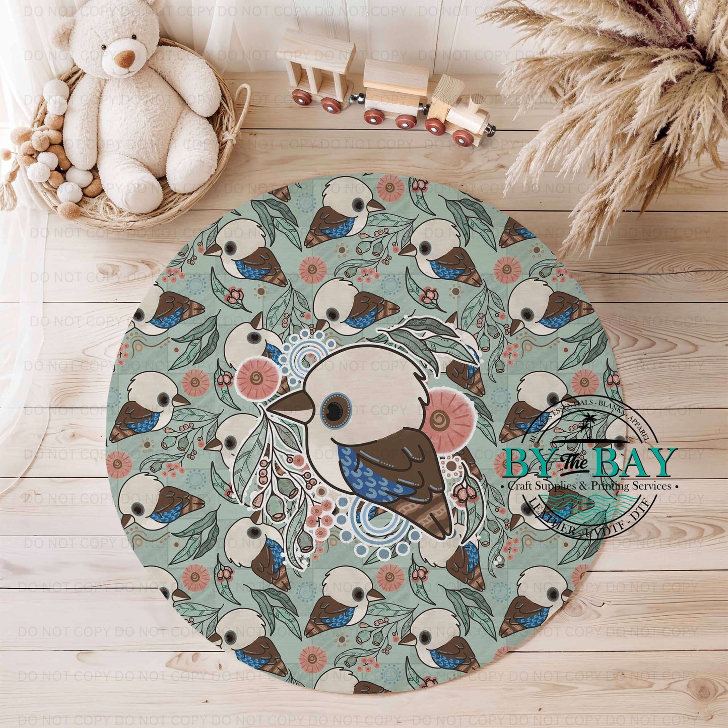 Personalised HDs Kookaburra Playmat (Various Sizes & Colours)