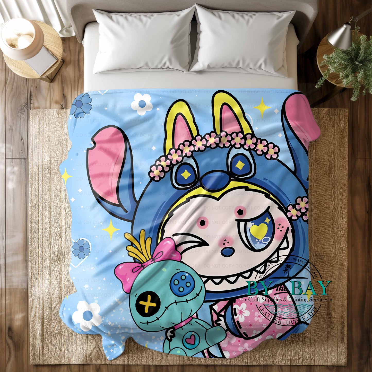 Monsters Costume Squish Minky Blankets (Various Sizes)