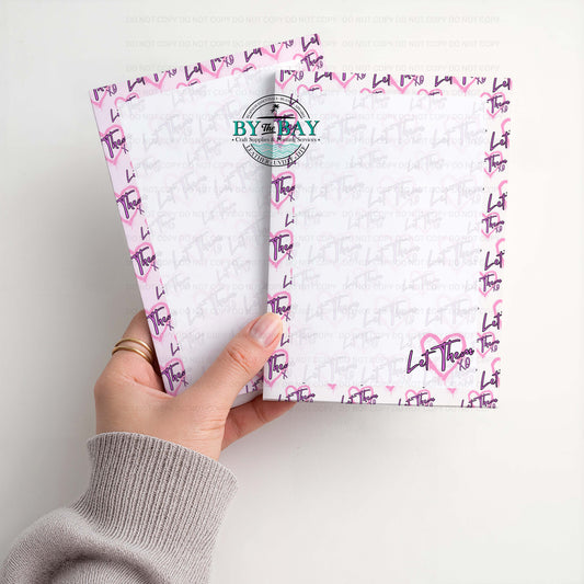 A5  Let Them Notepad (Ready Made)
