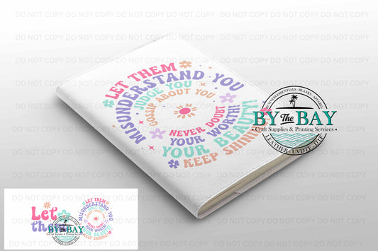 Let them pastel - Ready made notepad Cover (Notepad & Pocket options available)