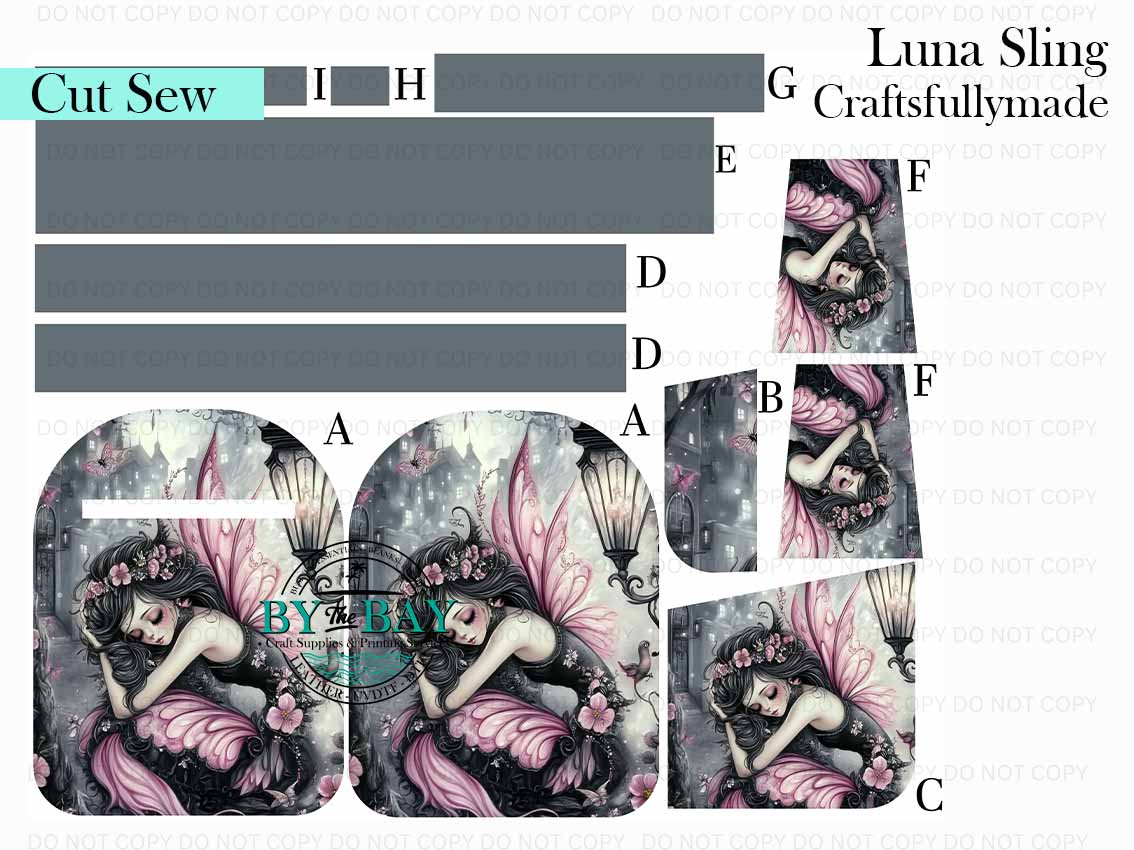 Pink Fairy Luna Sling (Cut Sew Panel)