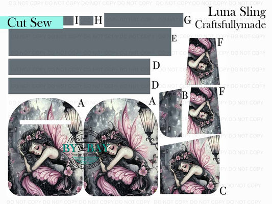 Pink Fairy Luna Sling (Cut Sew Panel)